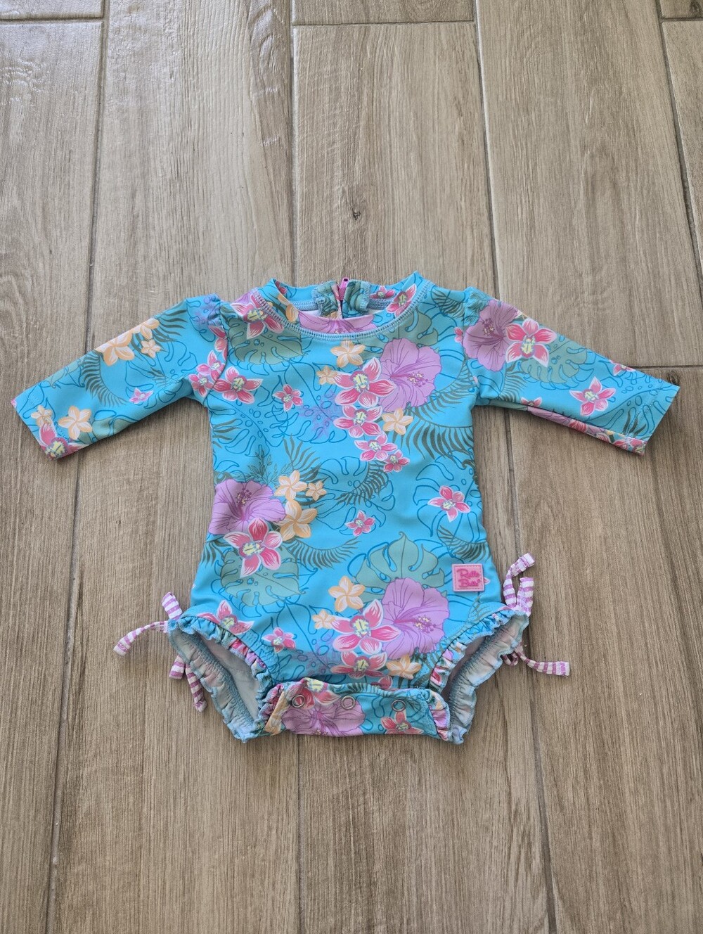 NB/infant Ruffle Butts Swimsuit, 0-3 Months